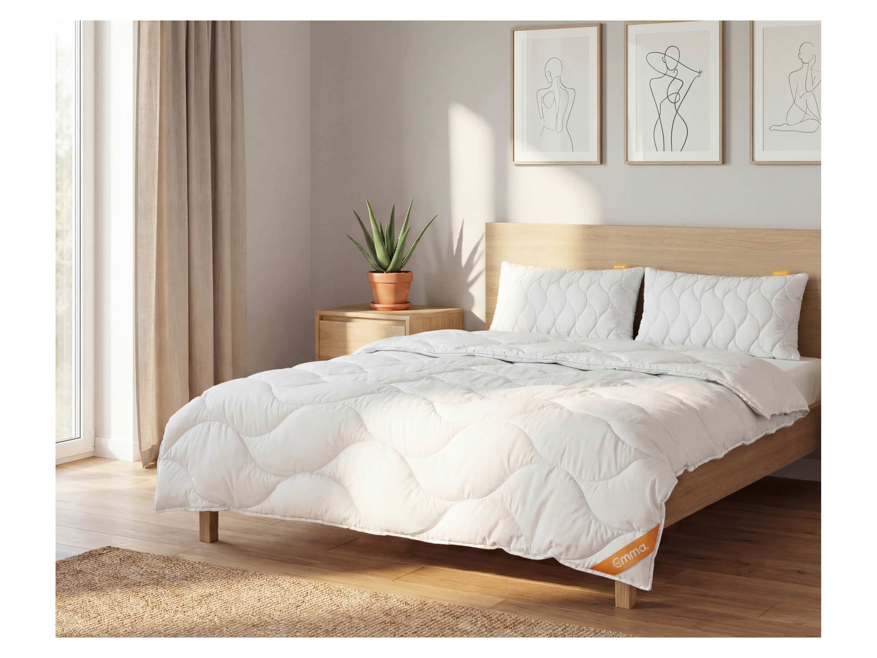 EMMA Kopfkissen Aloe Vera, 40 x 80 cm – Bild 3 von 3