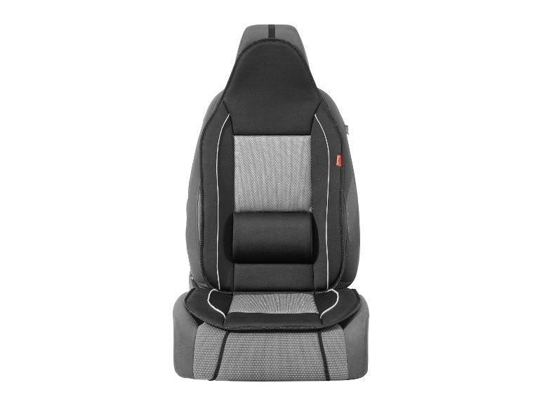 Schwarze und graue Autositzbezüge: Komfort und Stil.