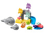 LEGO Duplo Spielset mit Walen, Rutsche und Korallen.