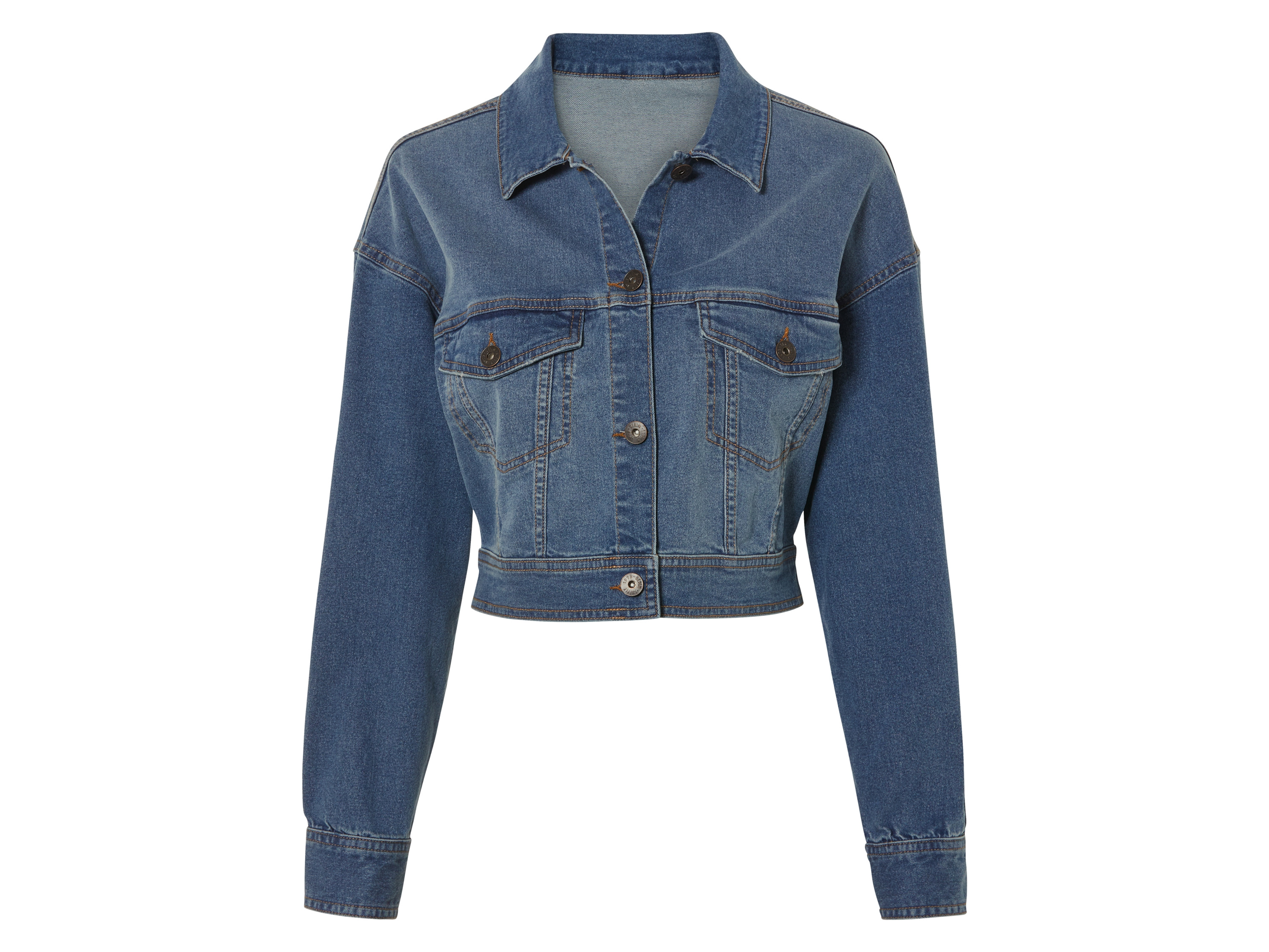 esmara® Damen Jeansjacke (Dunkelblau, 44)““ | dass ein Textil- oder Lederprodukt auf mehr als 300 Schadstoffe geprüft wurde. RCS – Recycled Claim Standard Contains 19 % RCS certified recycled polyester www.RecycledClaim.org Zertifizierungsnummer: CU 851646 Der Recycled Claim Standard RCS verifiziert den prozentualen Anteil an recyceltem Inhalt/Material und verfolgt ihn von der Quelle/Recycler bis zum Endprodukt. OCS – Organic Blended Standard Contains 80 % OCS certified organically grown cotton Zertifizierungsnummer: CU 851646 Der Kauf von nach dem Organic““