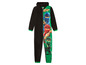 Schwarzer LEGO Ninjago Pyjama mit Kapuze.