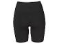 Schwarze, nahtlose Sportshorts mit hoher Taille und Raffung am Po