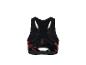 Sport-BH mit Racerback in Schwarz mit rotem und gelbem Muster