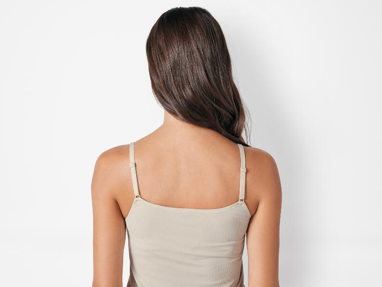 Beige Tanktop von hinten.