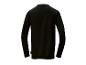 Schwarzes Herren-Langarmshirt, Rückansicht