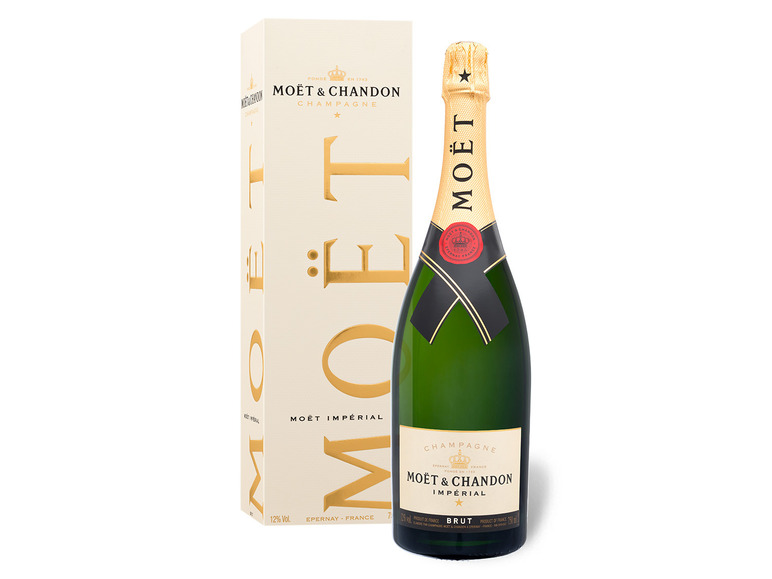 Gehe zu Vollbildansicht: Moët & Chandon brut Imperial mit Geschenkbox, Champagner - Bild 1