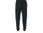 Schwarze Herren-Jogginghose mit Kordelzug und gerippten Bündchen.