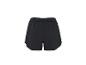 Schwarze Sportshorts mit elastischem Bund.