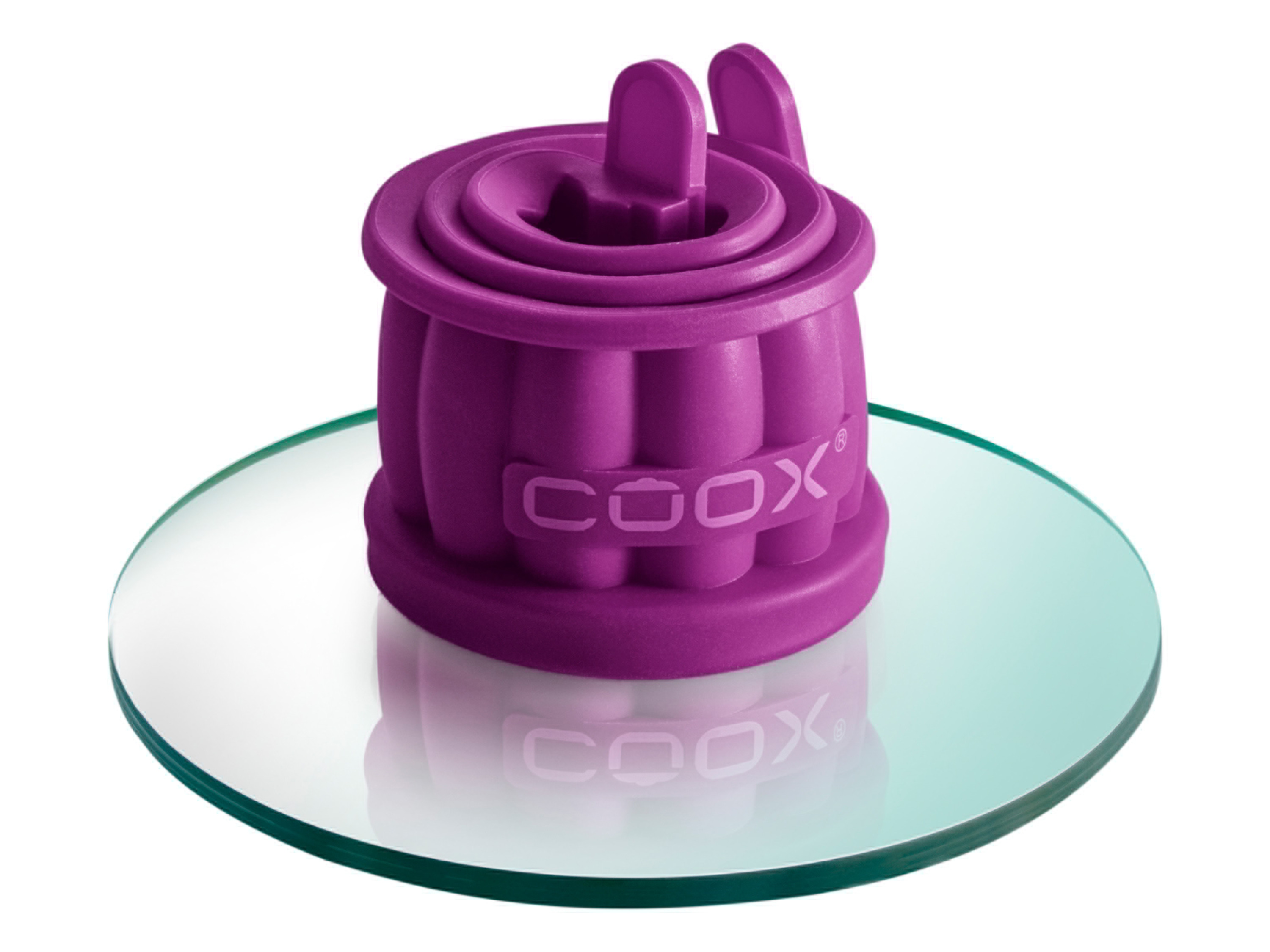 Thumbnail - Coox Springform Mini mit Glas-Servierplatte Ø 12x5 cm (Lila)