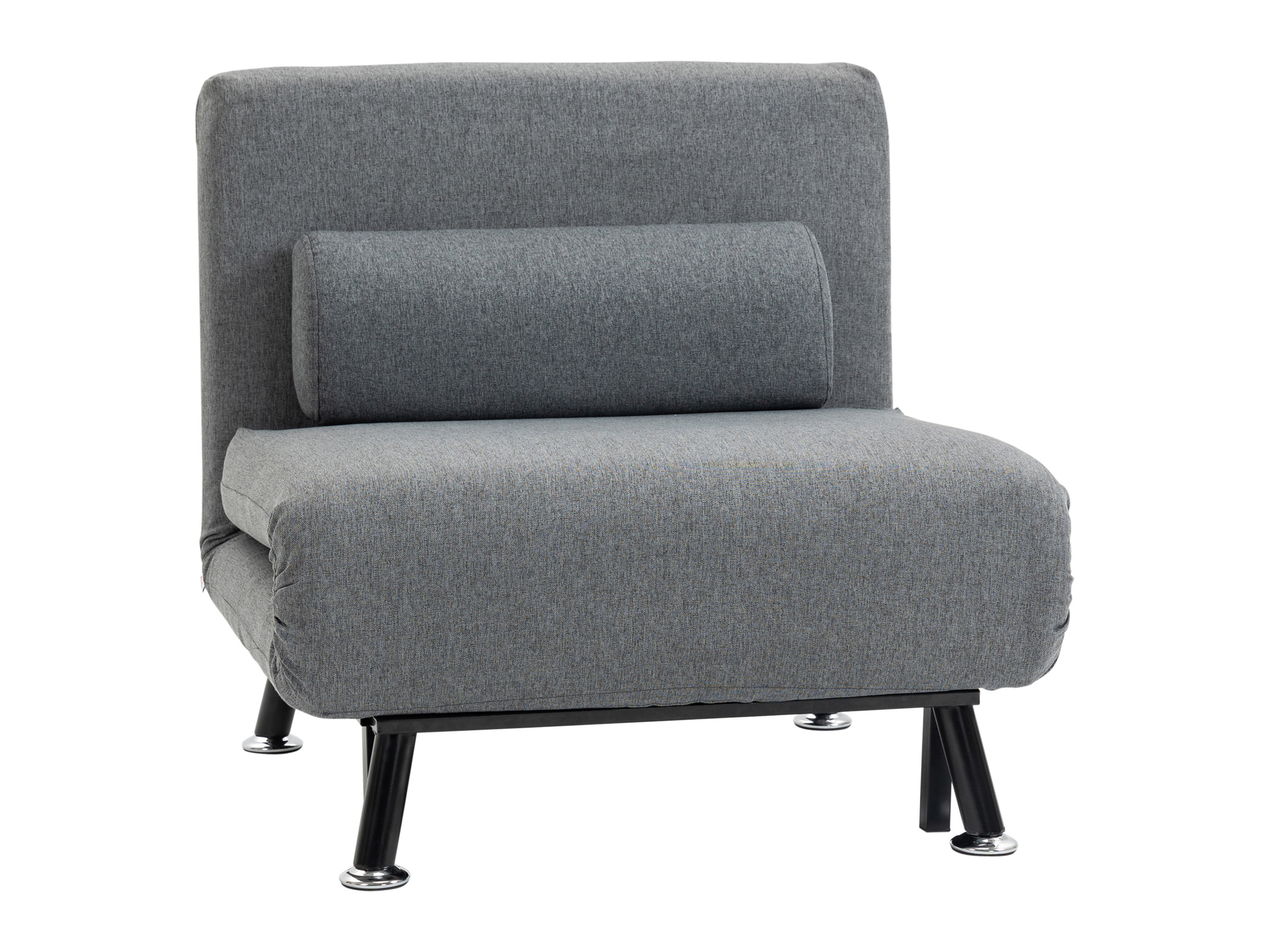 HOMCOM Schlafsessel (Breite 75 cm, Dunkelgrau)