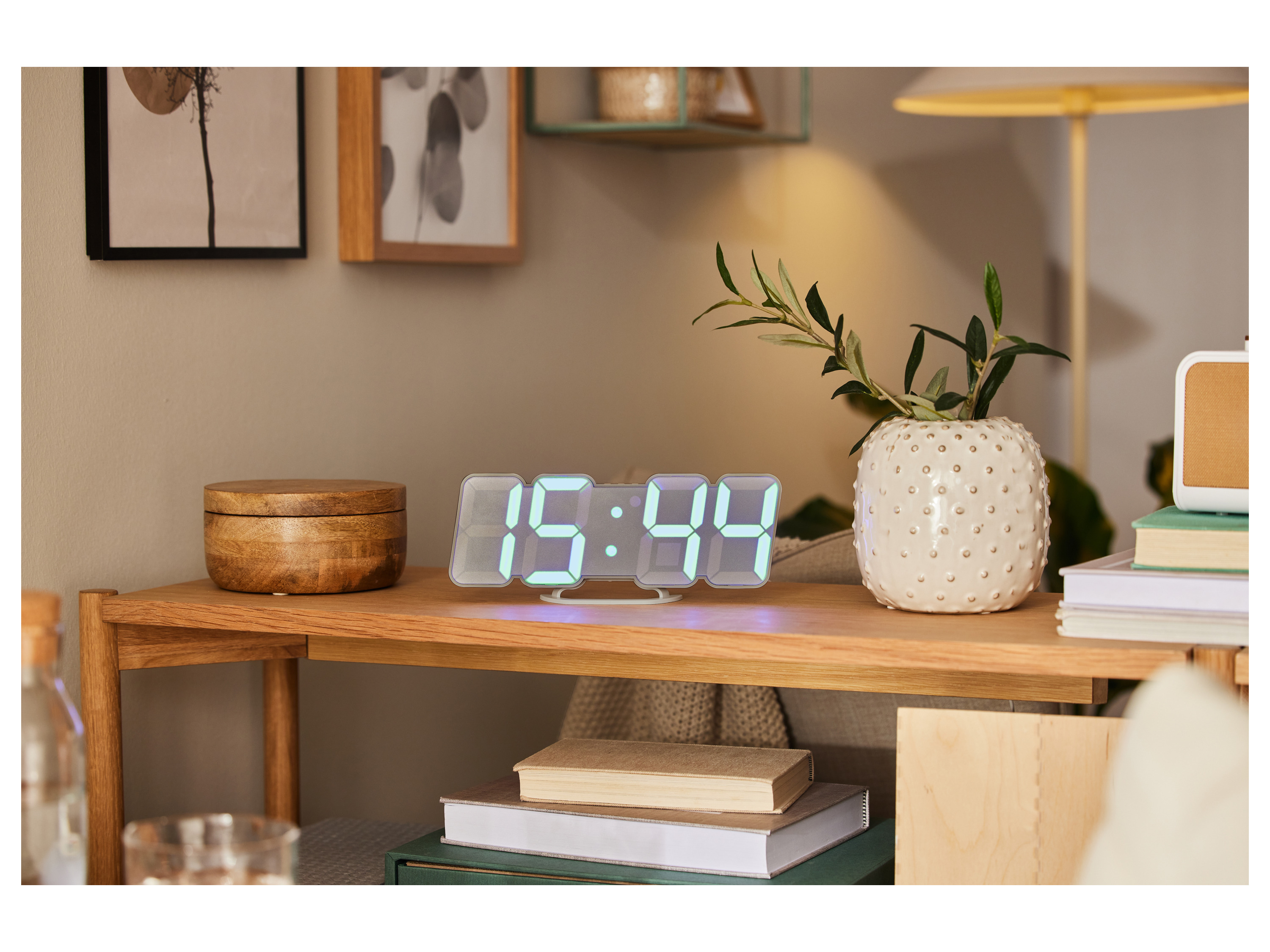 LIVARNO® LED-Wand- und Tischuhr – Bild 2 von 4
