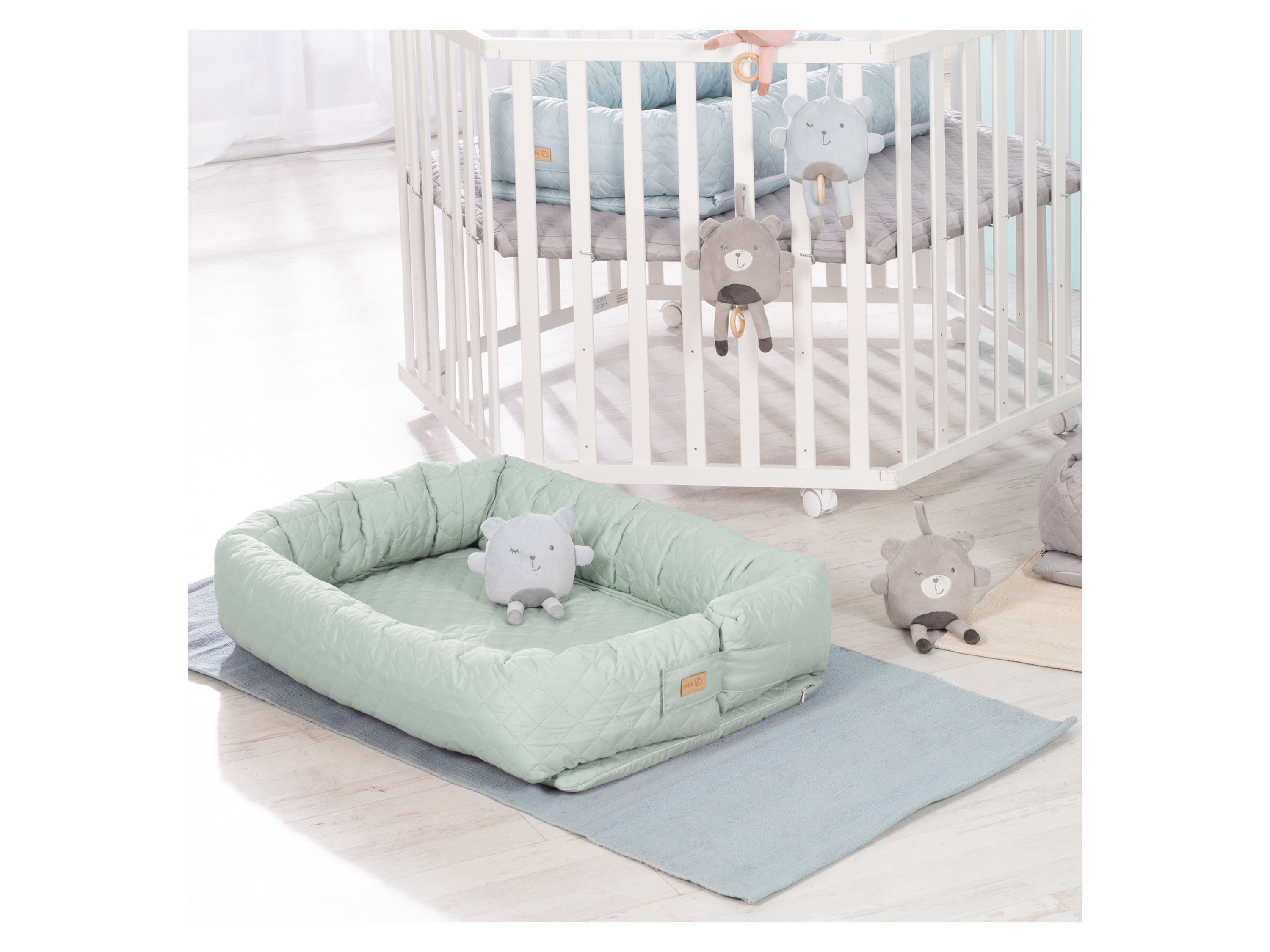 Roba Babylounge 3in1 roba Style Frosty green – Bild 2 von 4