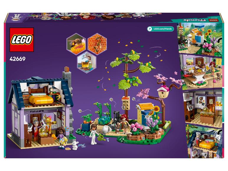 LEGO Friends Set 42669 mit Haus, Garten und Bienen-Themen-Elementen