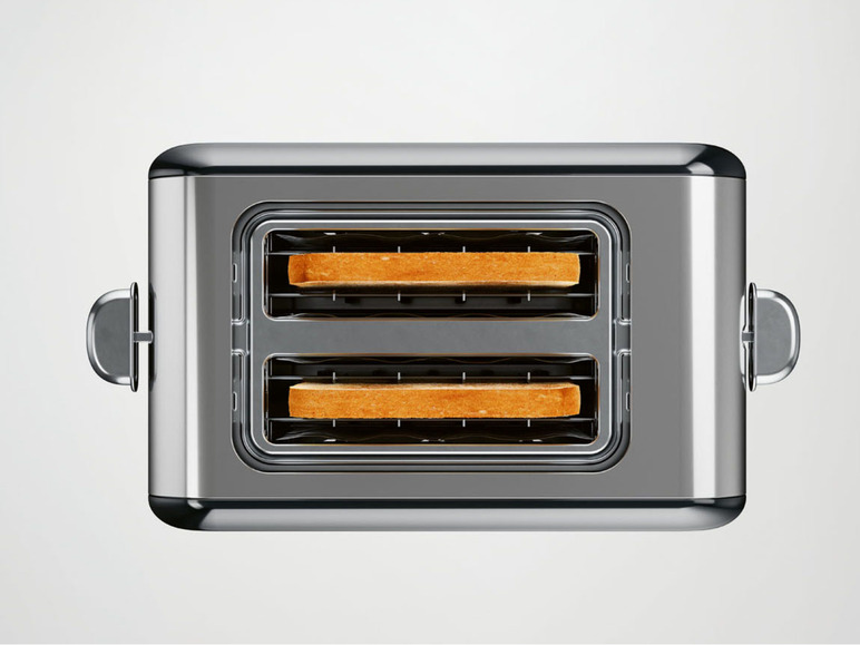 Gehe zu Vollbildansicht: SILVERCREST® KITCHEN TOOLS Toaster »STB 950 A1«, mit integriertem Brötchenaufsatz, 950 W - Bild 23