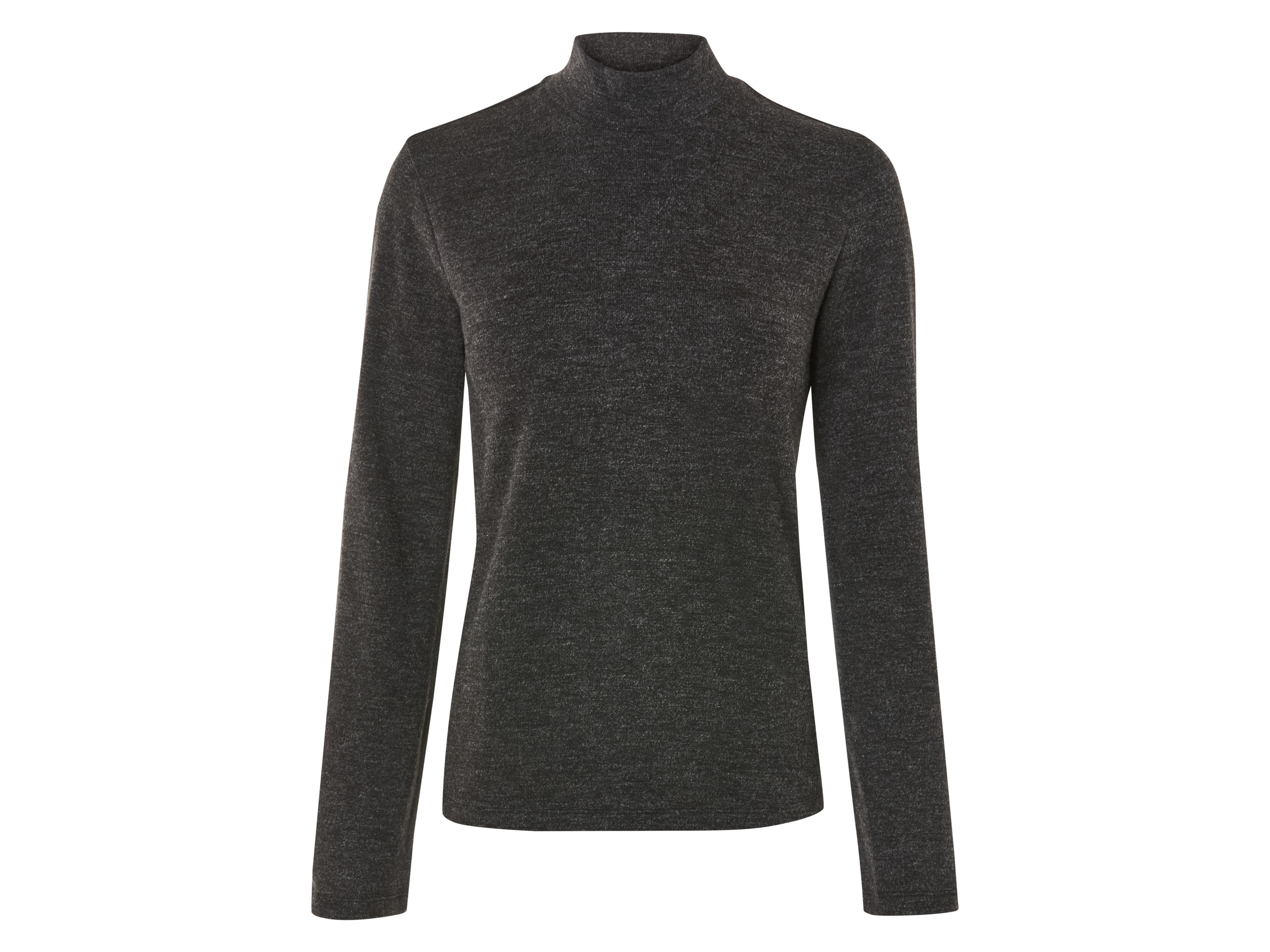 esmara® Damen Rollkragenshirt (Schwarz, L(44/46))““ | schwarz Muster: – Detail: in modischer Ripp-Qualität Schnitt: figurbetont Ausschnitt: – Multipack: – Material: Polyester recycelt, 8 % Viskose Viskose von Lenzing, 3 % Elasthan Lycra® Pflegehinweis: waschen bei max. 30 °C Pflegeleicht nicht bleichen nicht im Wäschetrockner trocknen bügeln bis 110 °C Stufe 1. Kein Bügeln mit Dampf nicht trockenreinigen Größe: Xs32/34 – L44/46 Meine Lidl-Größe – so einfach gehts Deine Größe findest du in der Lidl-Größentabelle . Oeko-Tex® Standard 100 Geprüft auf Schadstoffe Zertifizierungsnummer: 23.Hbd.14424 Hohenstein Htti Standard 100 by Oeko-Tex® ist die weltweit bekannteste, unabhängige Zertifizierung schadstoffgeprüfter Textil- und Lederprodukte aller Art – vom Garn und den Stoffen bis hin zum gebrauchsfertigen Artikel. Das Label bestätigt