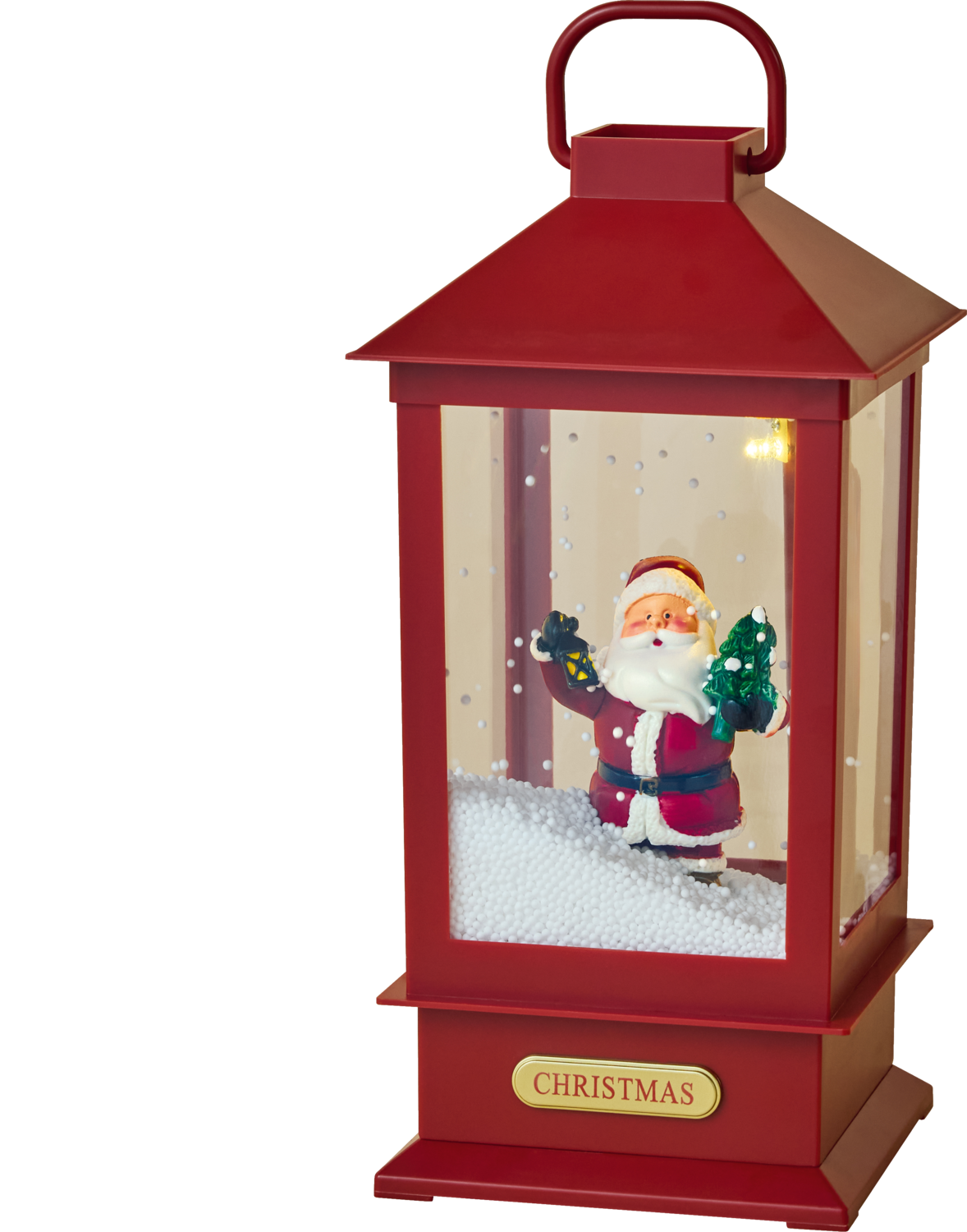 LIVARNO® LED-Laterne mit Schneegestöber-Effekt und Musik (Weihnachtsmann) – Bild 2 von 4