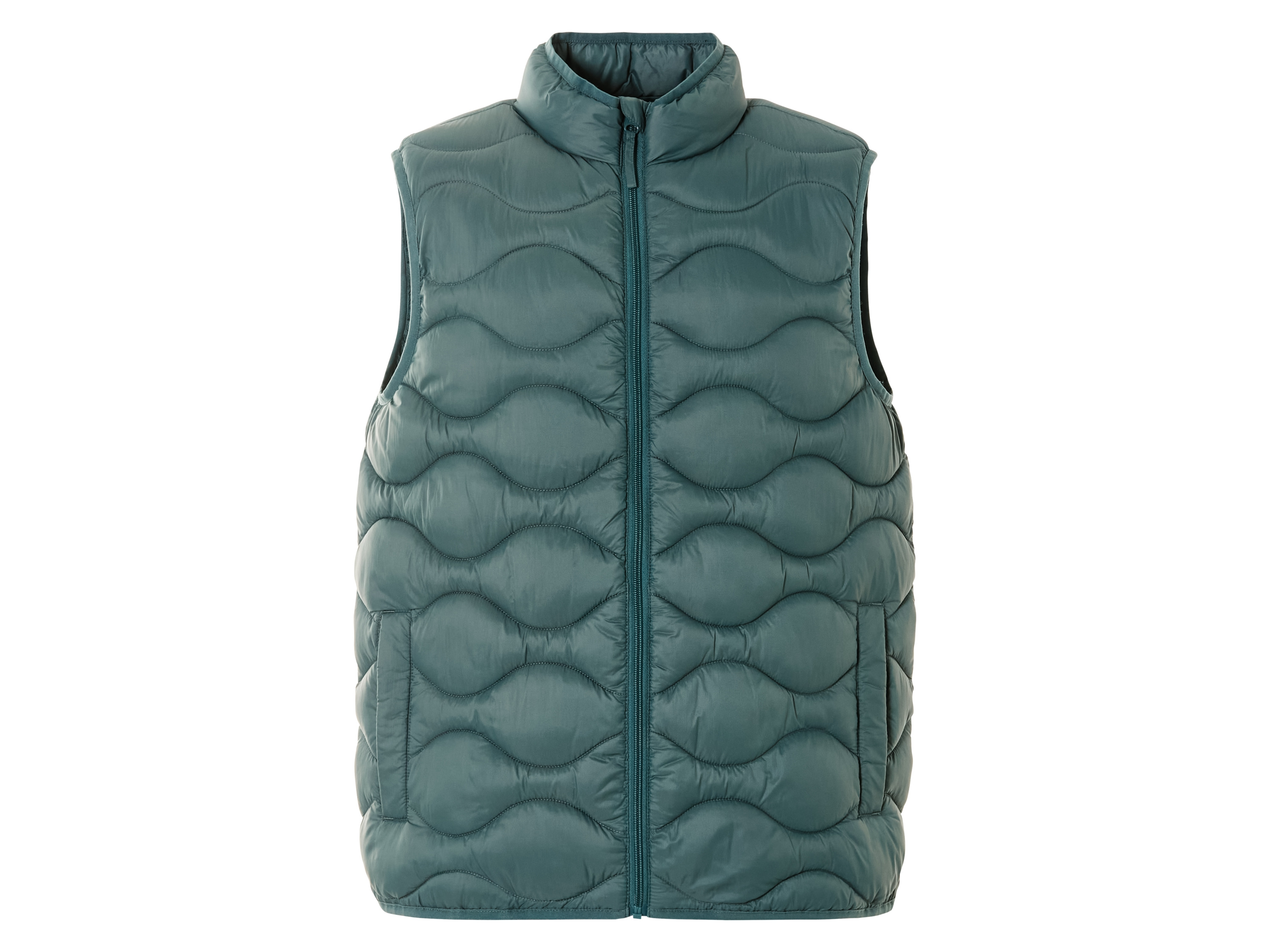 LIVERGY® Herren Weste Lightweight (Grün, XXL (60/62))““ | schwarz Muster: – Detail: seitliche Eingrifftaschen, ultraleicht und warm Schnitt: – Kragenform: Stehkragen Material: Obermaterial/Futter: Polyamid Wattierung: Polyester recycelt Pflegehinweis: waschen bei max. 40 °C Pflegeleicht nicht bleichen schonende Trocknung im Wäschetrockner bei max. 60 °C nicht bügeln nicht trockenreinigen Größe: S 44/46 – XXL 60/62 Meine Lidl-Größe – so einfach gehts Deine Größe findest du in der Lidl-Größentabelle . Oeko-Tex® Standard 100 Geprüft auf Schadstoffe Zertifizierungsnummer: 23.Hpk.50310 Hohenstein Htti Standard 100 by Oeko-Tex® ist die weltweit bekannteste, unabhängige Zertifizierung schadstoffgeprüfter Textil- und Lederprodukte aller Art – vom Garn und den Stoffen bis hin zum gebrauchsfertigen Artikel. Das Label bestätigt