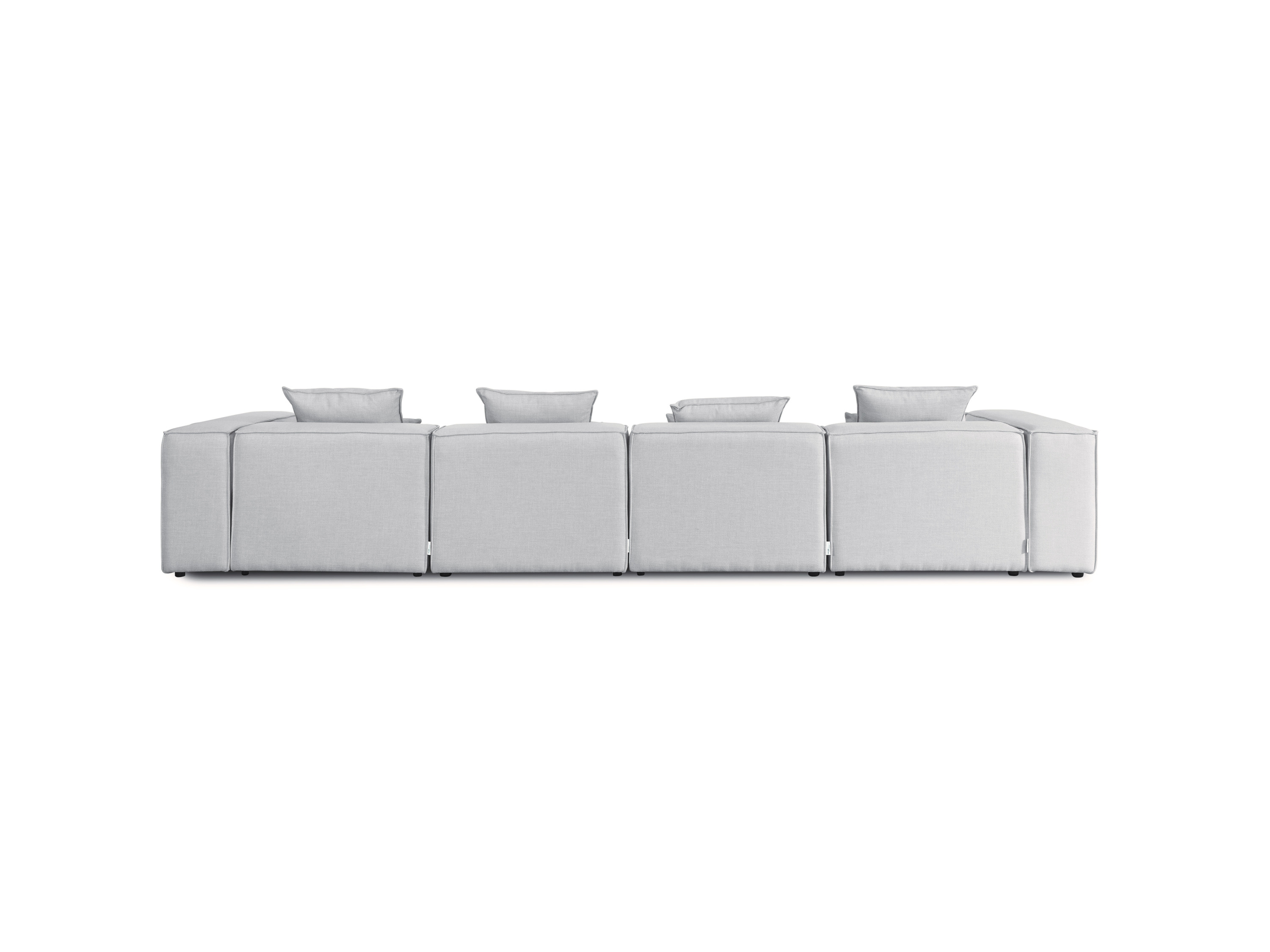 Thumbnail - HOME DELUXE Sofa VERONA (XL, Hellgrau)