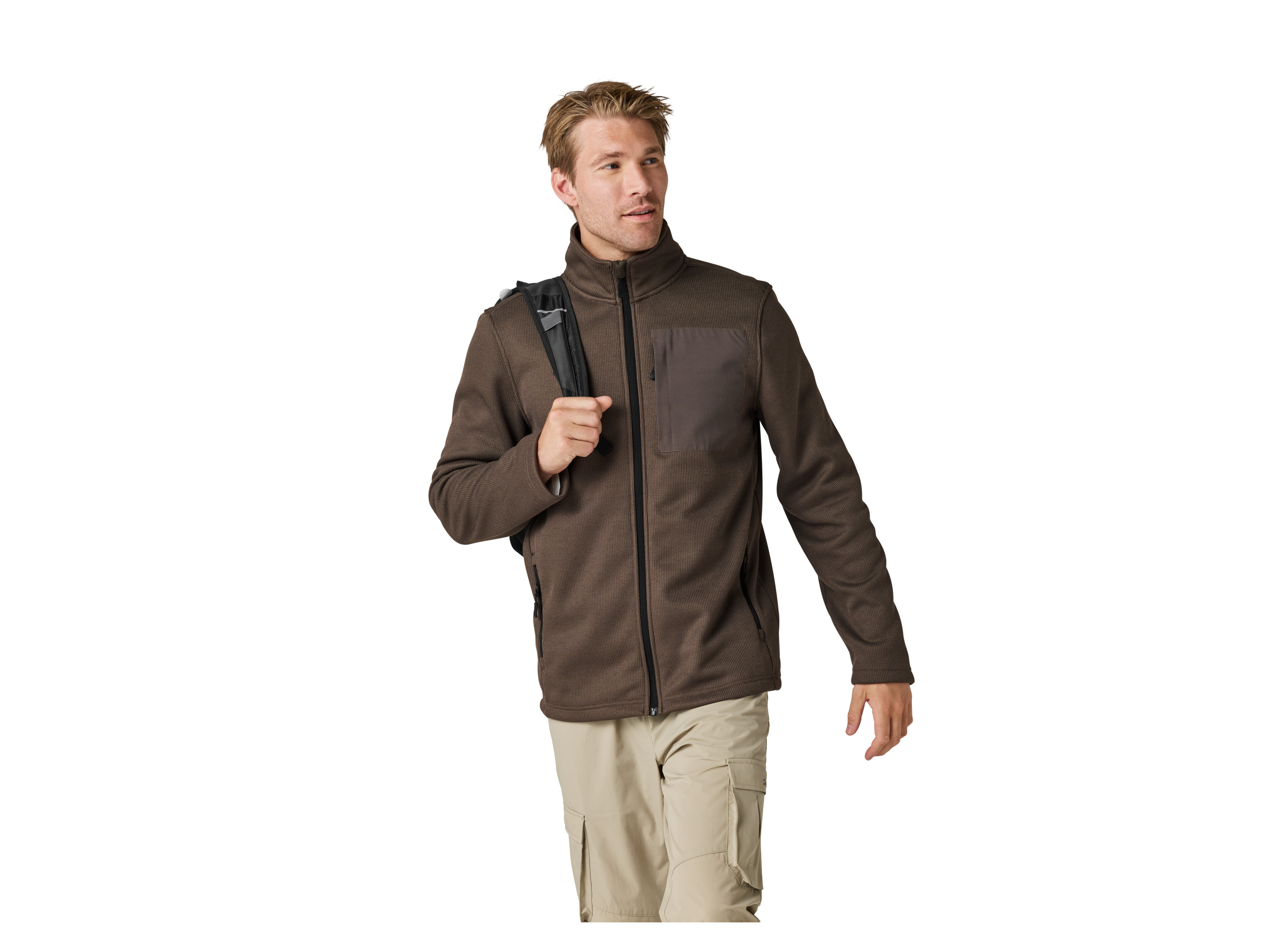 CRIVIT Herren Strickfleecejacke - 6