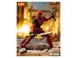 Deadpool-Figur mit Schwertern, Explosionshintergrund, 14+ Modellbausätze