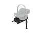 Ein Baby-Autositz mit integrierter Basis.