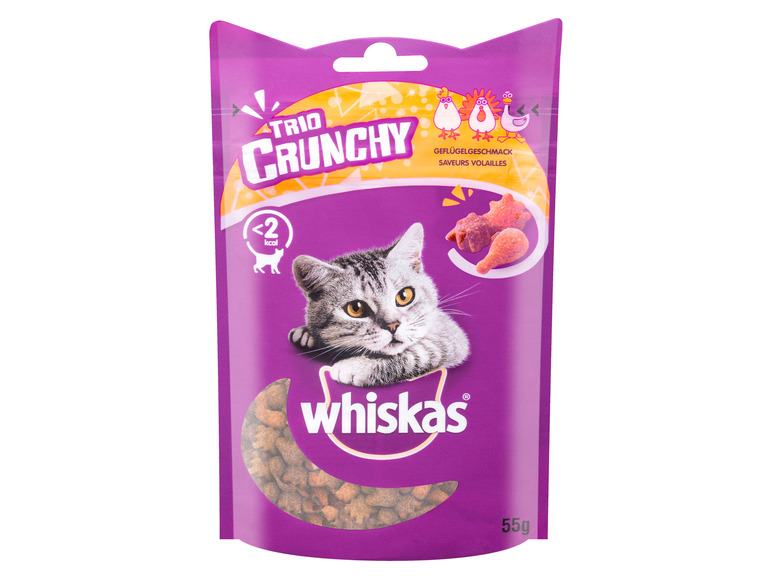 Gehe zu Vollbildansicht: Whiskas Trio Crunchy Treats Geflügelgeschmack, 12 x 55 g - Bild 2