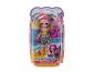 Enchantimals Sunshine Beach Sabindra Sloth und Hang Puppe in transparenter Verpackung.