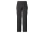 Dunkelgraue Hose mit geradem Bein und elastischem Bund