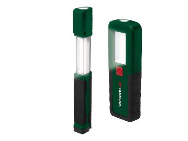PARKSIDE® Arbeitsleuchte LED Akku ausziehbar / neigbar 3W 250lm Set