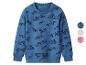 Blaues Kinder-Sweatshirt mit Skateboard-Muster