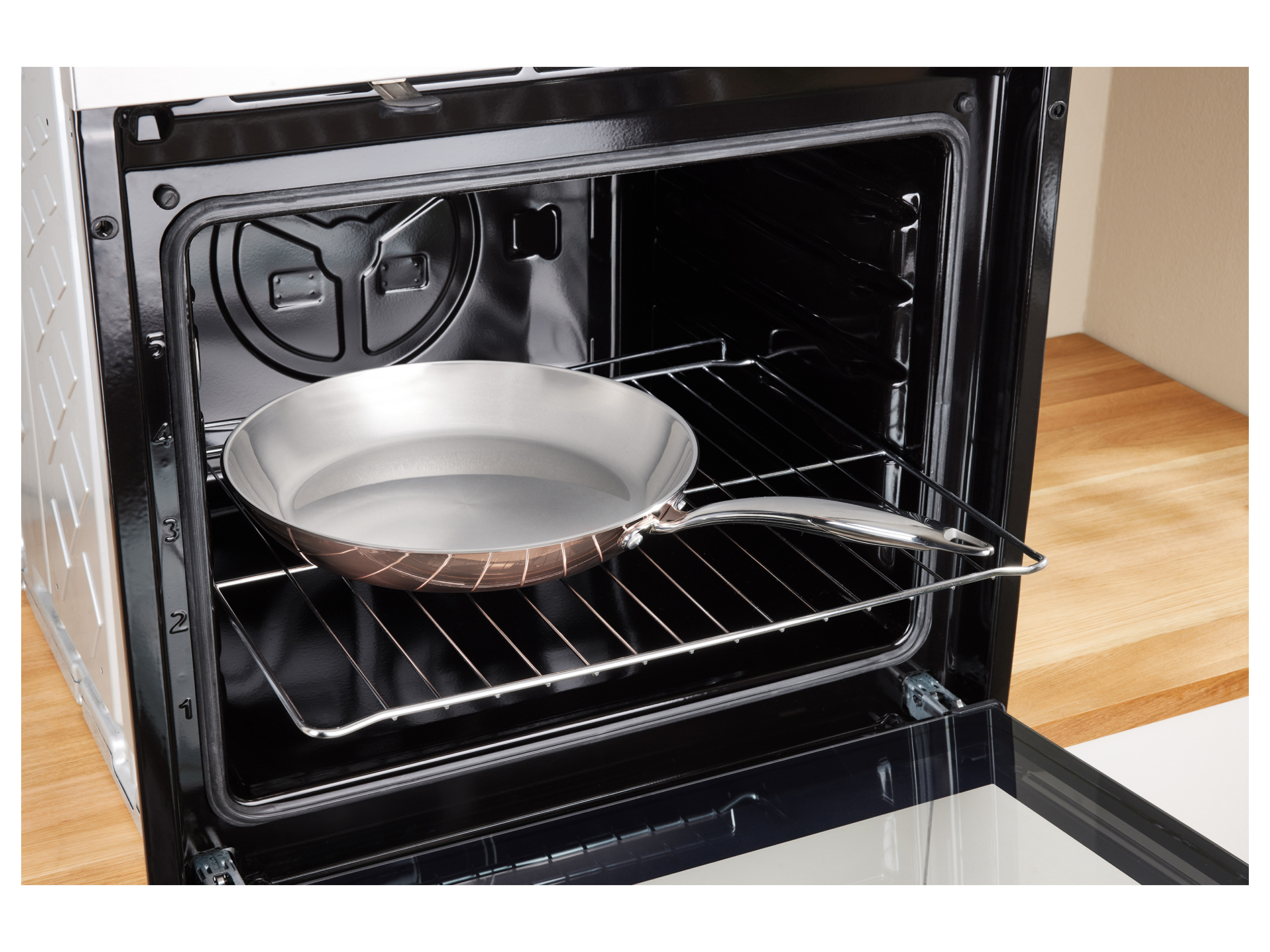 Thumbnail - SILVERCREST® Kupferpfanne, Ø 28 cm, Edelstahl mit Kupferschicht