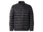 Schwarze Herren-Daunenjacke mit Reißverschluss