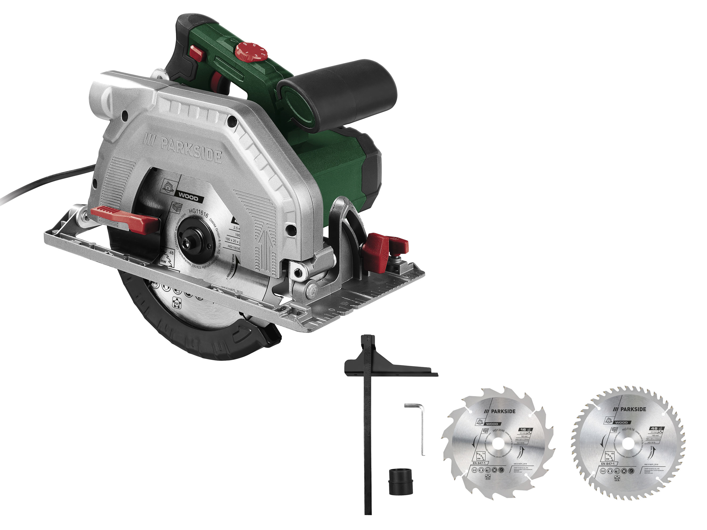 PARKSIDE® Handkreissäge »PHKS 1350 E4«