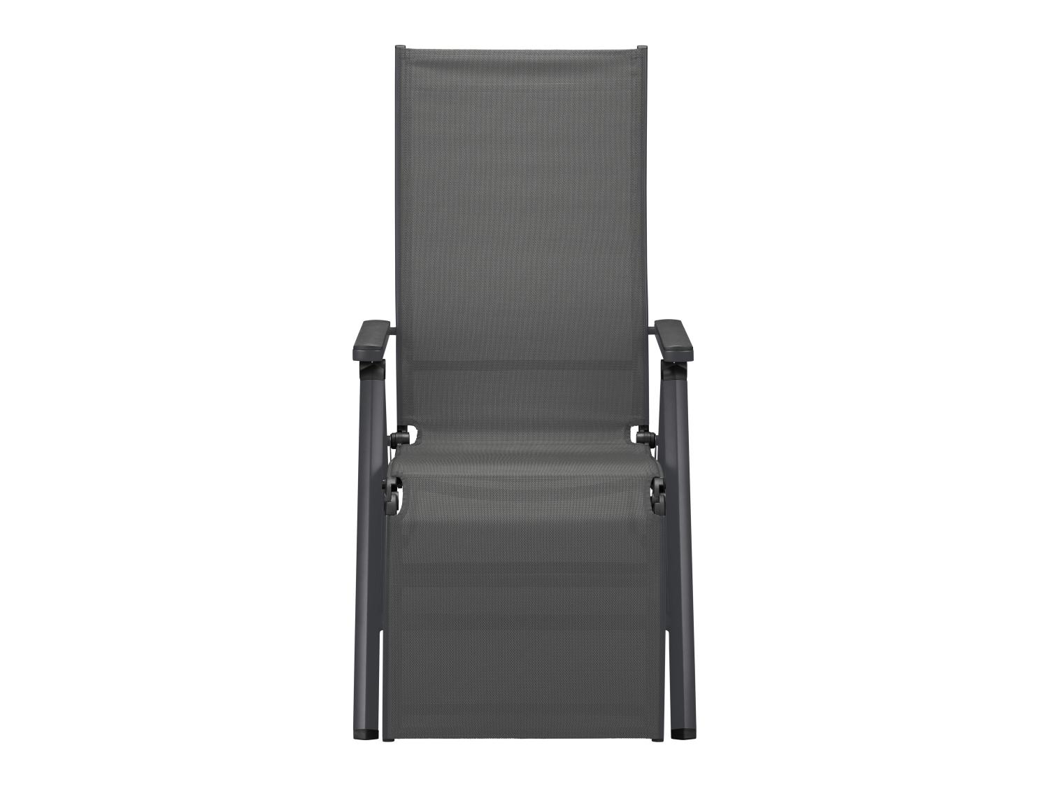 LIVARNO® Alu-Relaxsessel »Houston«, anthrazit | Lidl