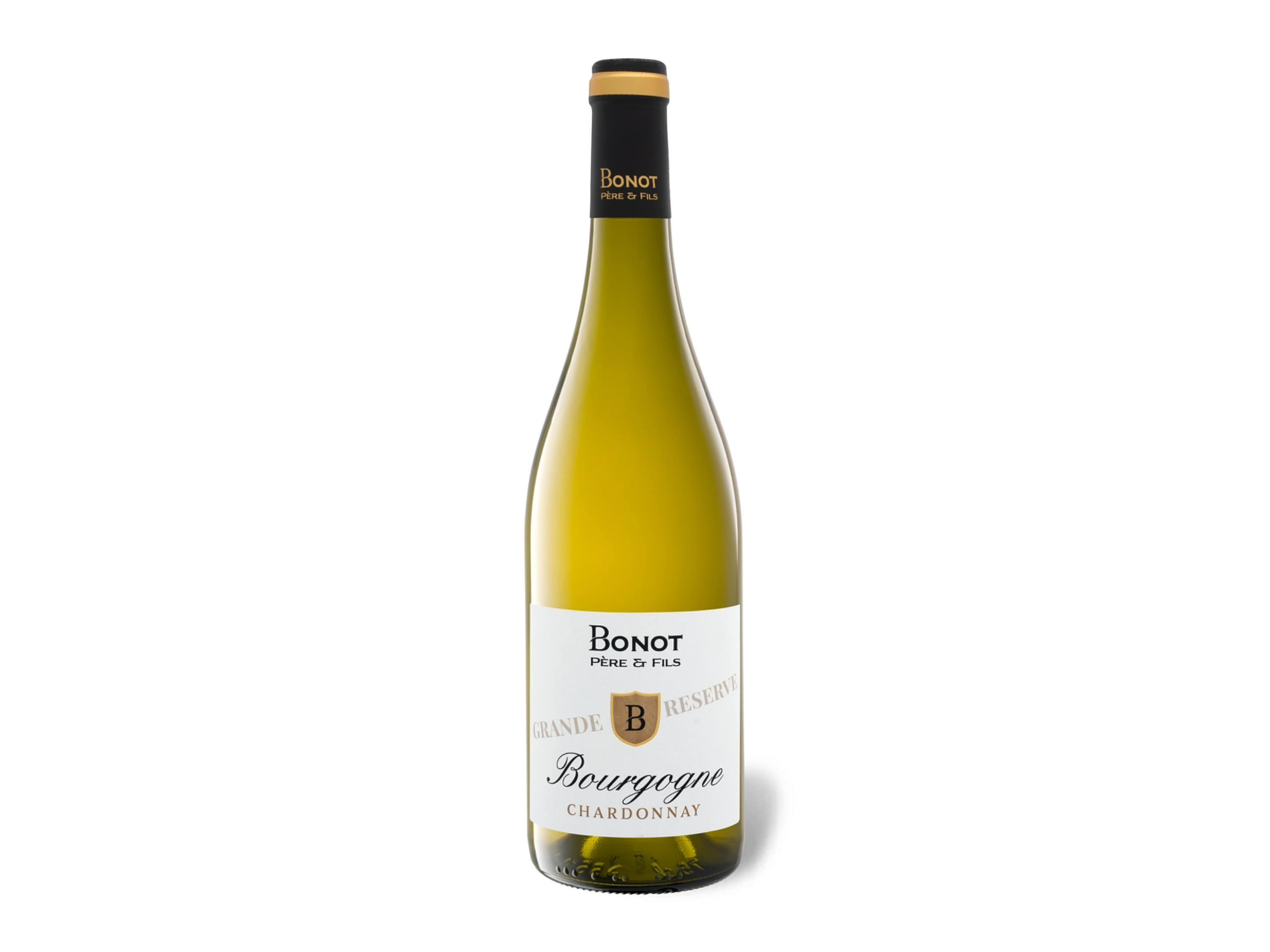 Lidl Wein-Angebot - BONOT PÉRE & FILS Bourgogne Chardonnay AOP trocken, Weißwein 2023