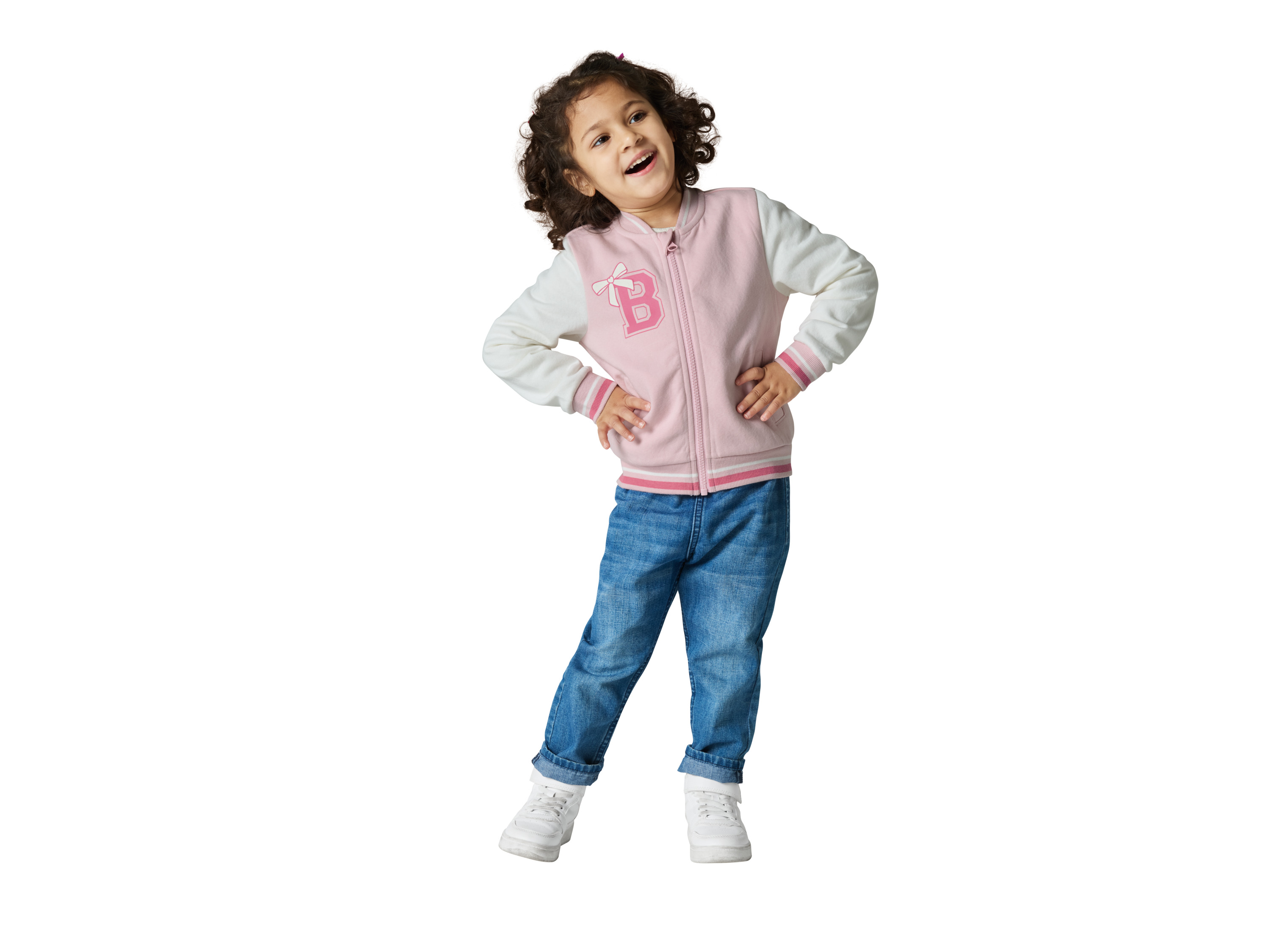 LUPILU® Kinder Collegejacke (Rosa, 98/104) – Bild 2 von 3