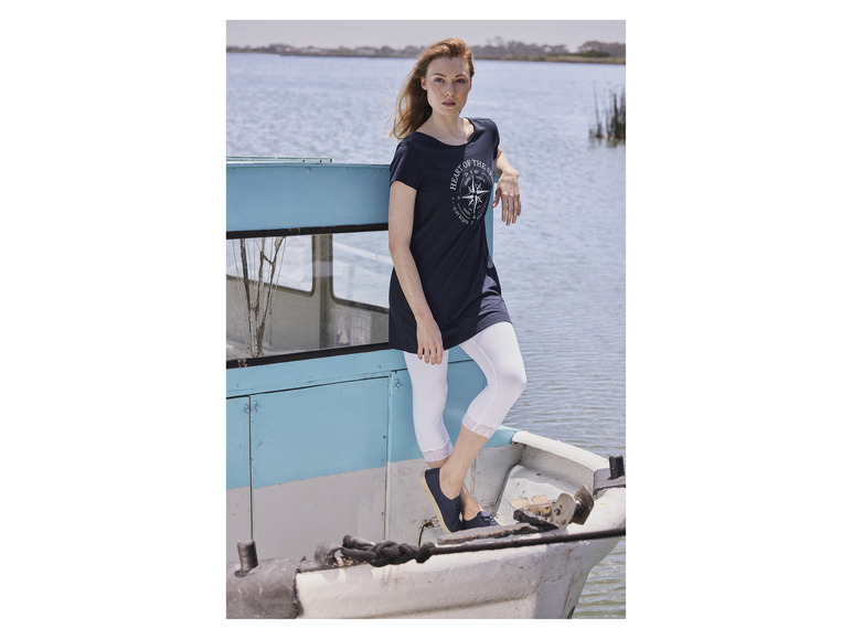 Gehe zu Vollbildansicht: esmara® Damen Longshirt aus reiner Baumwolle - Bild 8