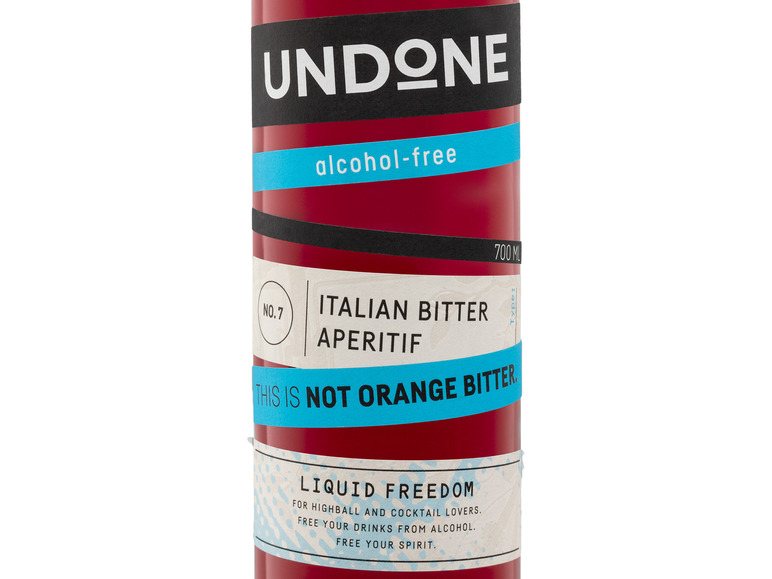 Gehe zu Vollbildansicht: Undone No. 7 Italian Bitter Type - Not Orange Bitter Alkoholfrei - Bild 2