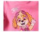 Ein pinkfarbenes T-Shirt mit einem Bild von Skye von der Paw Patrol.