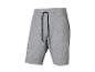 Graue Jogginghose Shorts mit Kordelzug.
