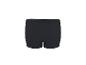 Schwarze Boxershorts für Herren, Rückansicht.