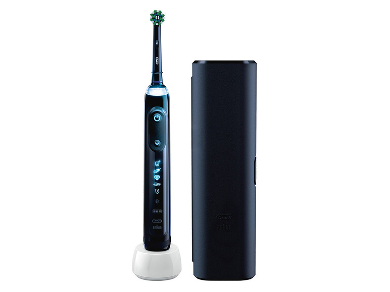 Gehe zu Vollbildansicht: Oral-B Genius X Elektrische Zahnbürste, schwarz - Bild 1