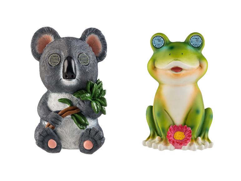 LIVARNO® Deko-Solarleuchte: Solarfiguren Koala und Frosch