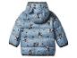 Blaue Kinder-Pufferjacke mit Micky Maus und Sternenprint