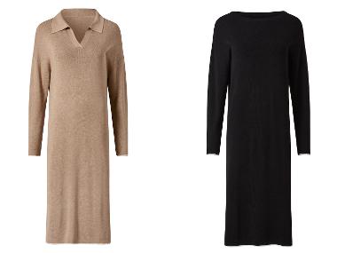 esmara® Damen Strickkleid, mit langen Ärmeln