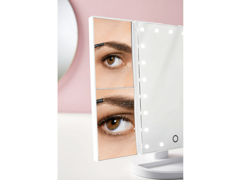 Gehe zu Vollbildansicht: LIVARNO home LED-Kosmetikspiegel »MKSLK 6 A2«, klappbar - Bild 14