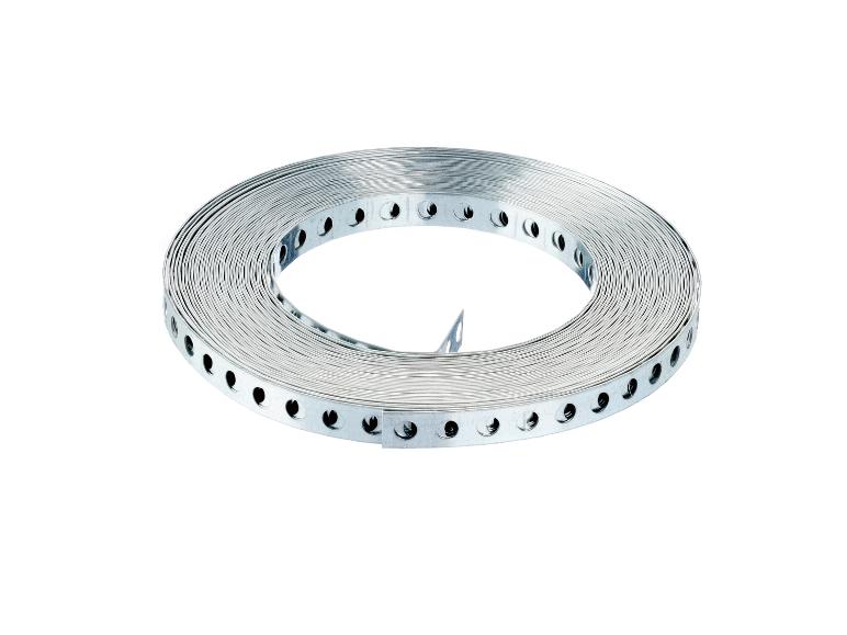 Perforiertes verzinktes Stahlband auf Rolle