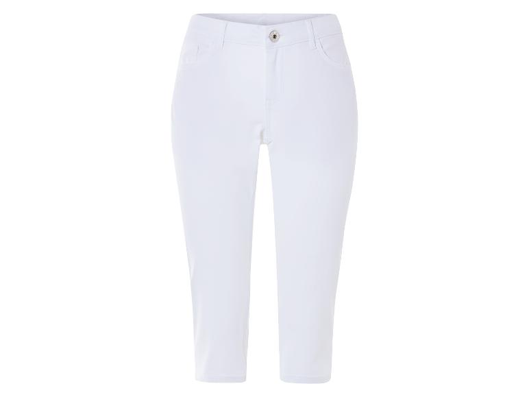 Weiße Caprihose.