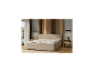 LIVARNO® 7-Zonen-Hybridschaummatratze in einem modernen Schlafzimmer.