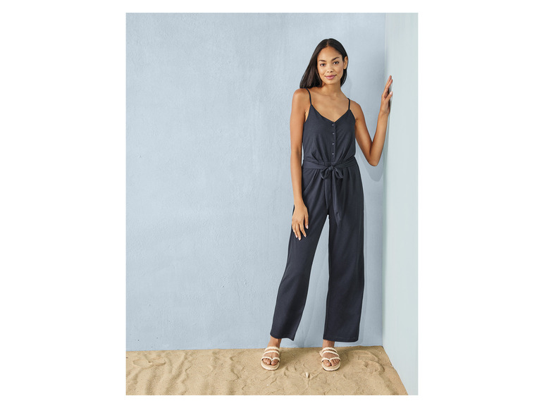 esmara® Damen Jumpsuit, in Strukturoptik LIDL